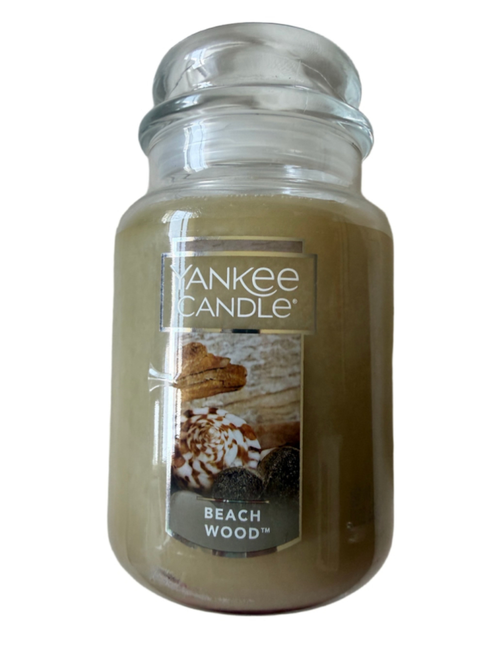 NEW Yankee Candle Beach Wood 22 oz Large Jar Retired HTF 1230657